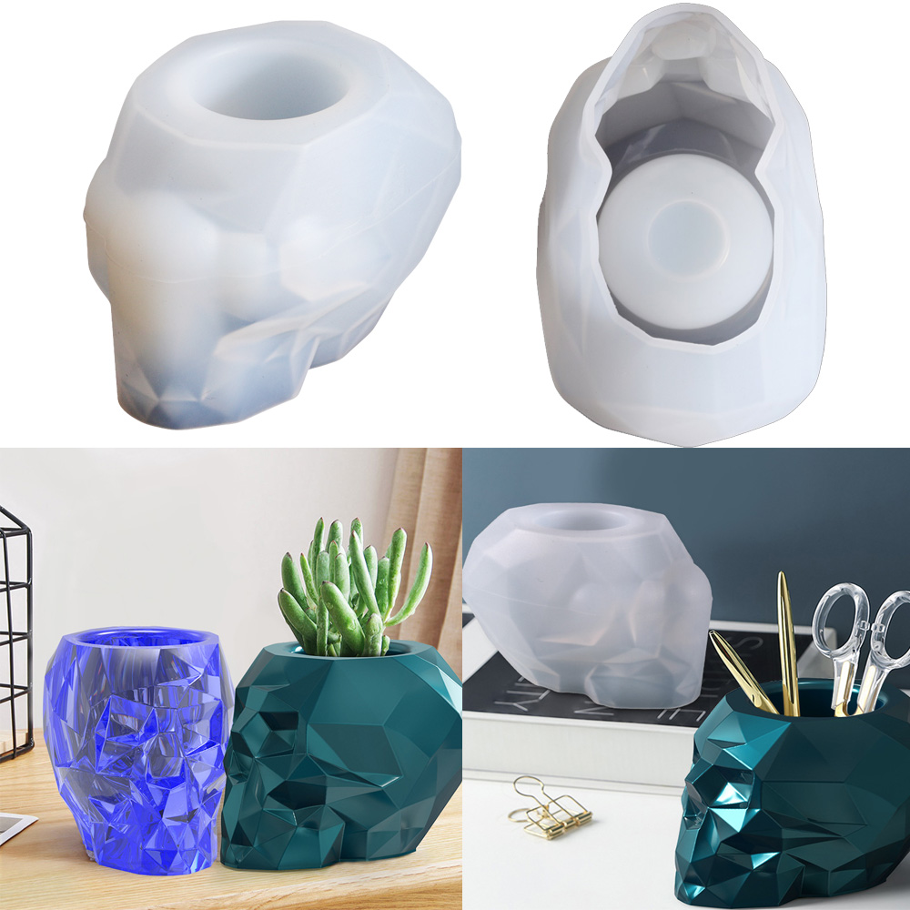 Resin Craft Ideas - Diy cristal resina epóxi molde seis