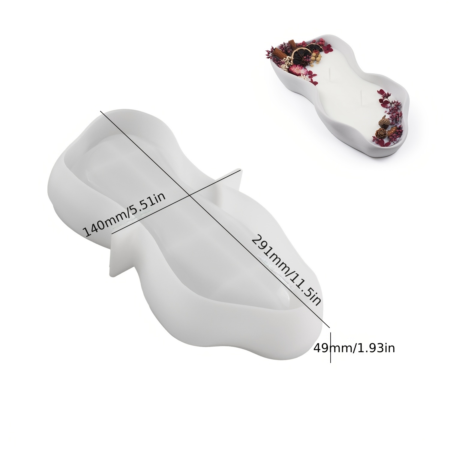 1 grande molde de silicone ova - Resin Craft Ideas avaliação e preço