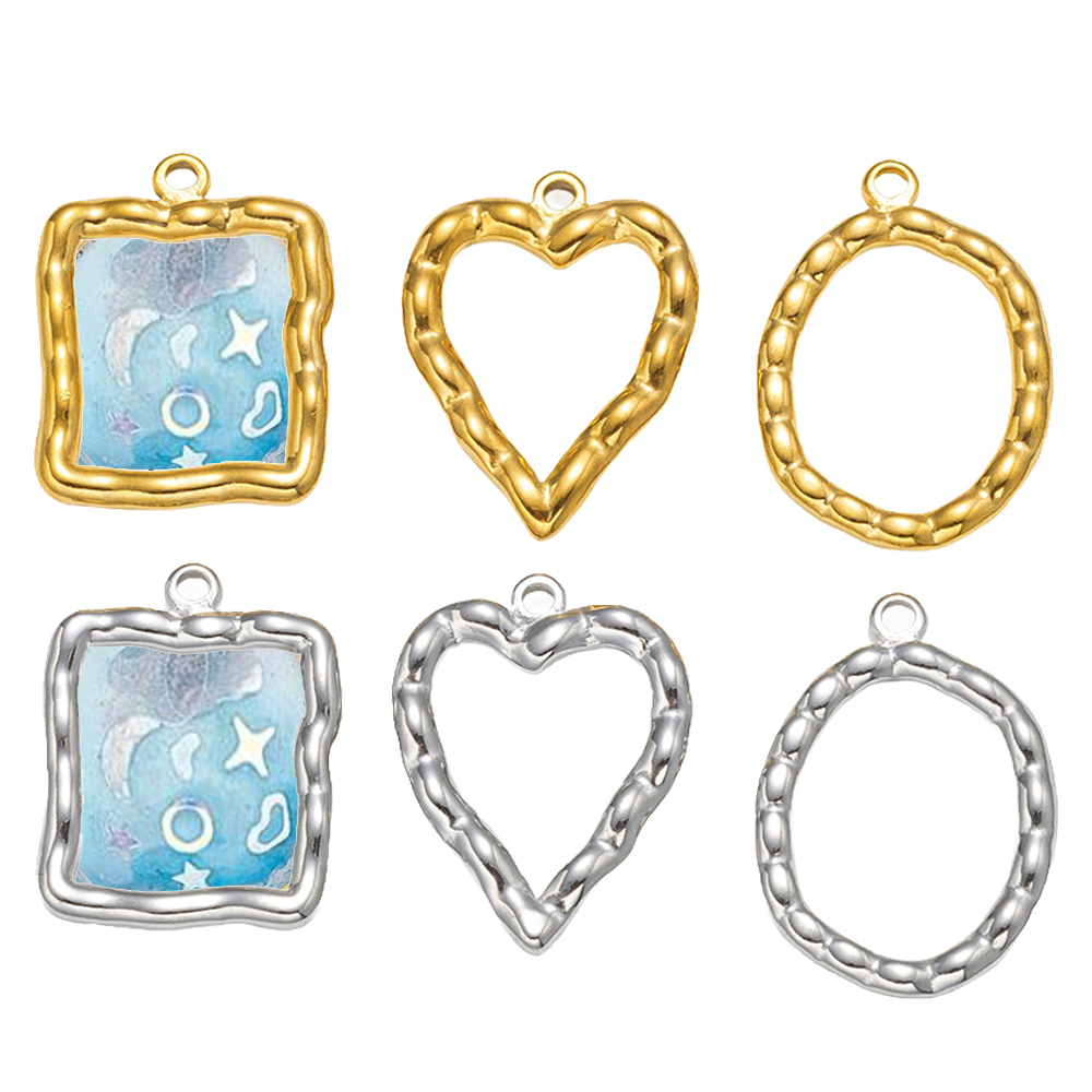 5 pçs de aço inoxidável coraçã - Resin Crafts Diy avaliação e preço