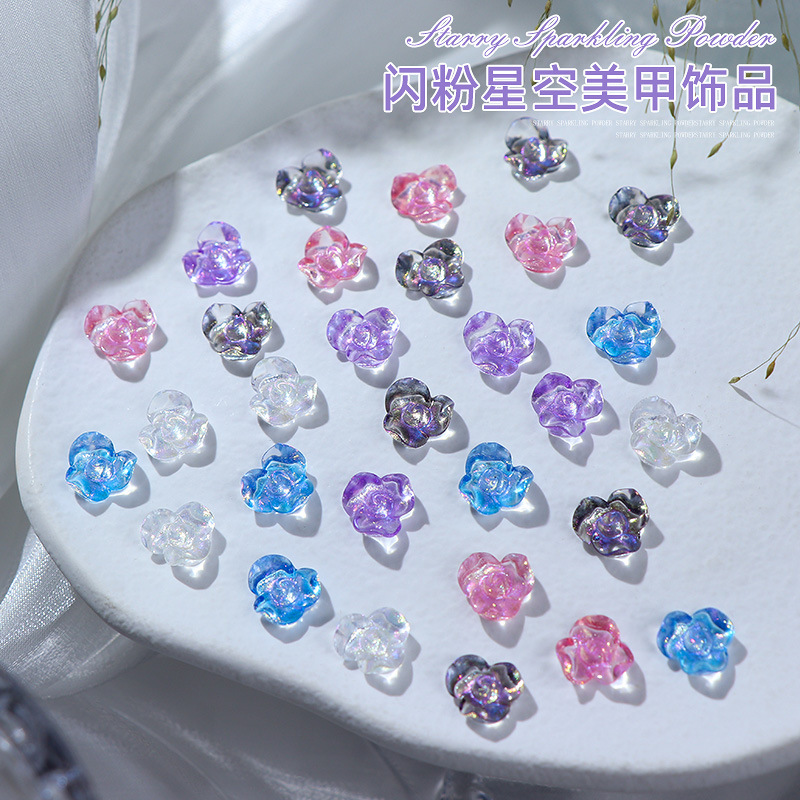 50 peças/pacote 10x10mm glitte - Resin Glitter Pack avaliação e preço