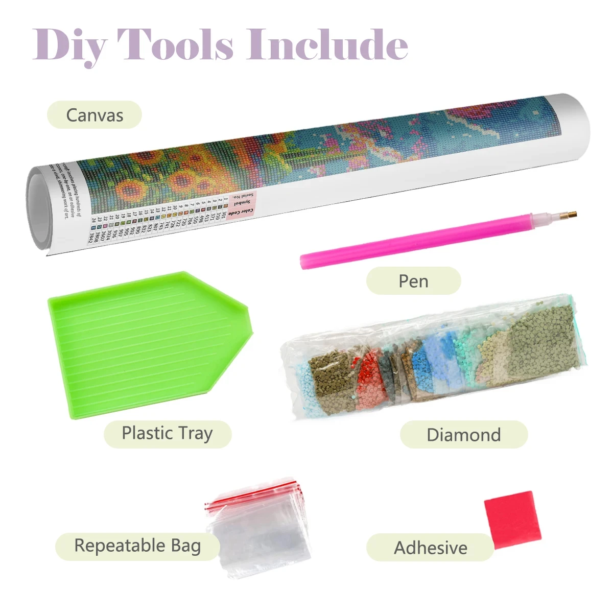 Pintura com diamantes, estilo  - Resin Craft Workshop avaliação e preço