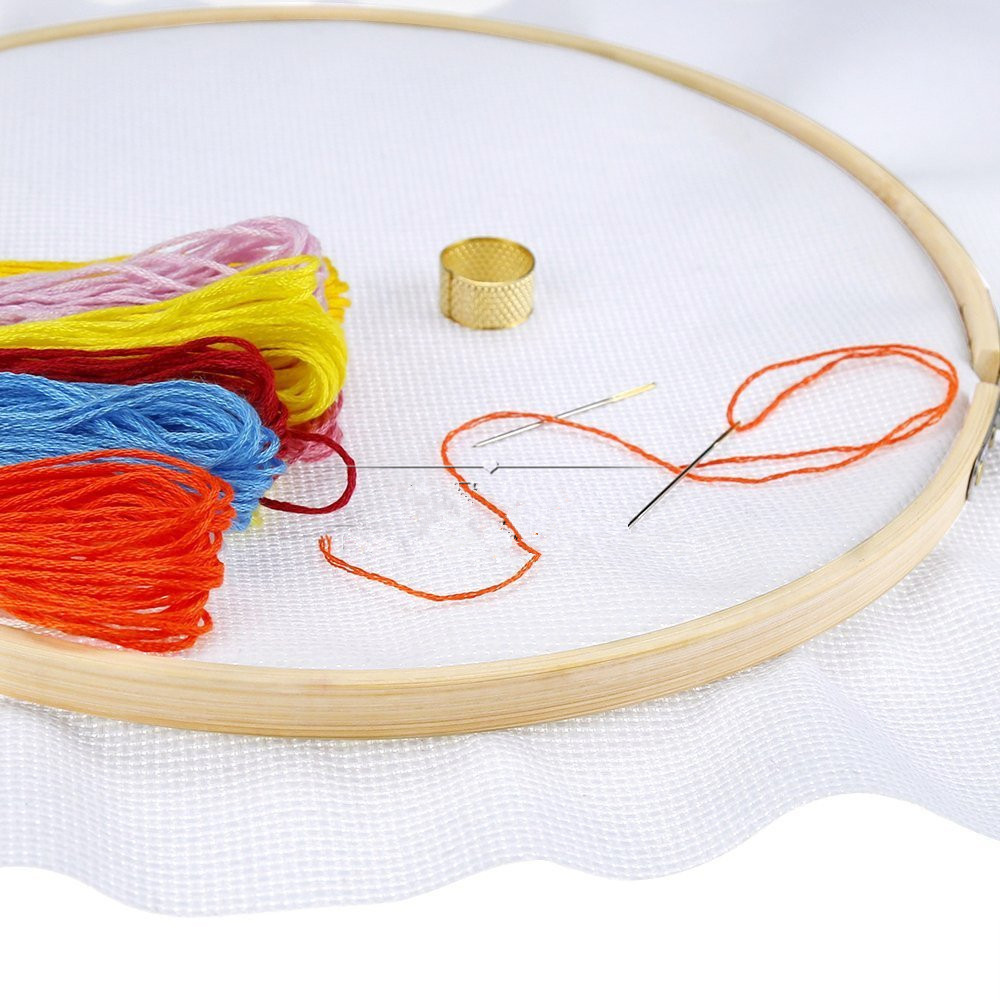 30cm diy bordado aro ferrament - Wood Ring Blank avaliação e preço